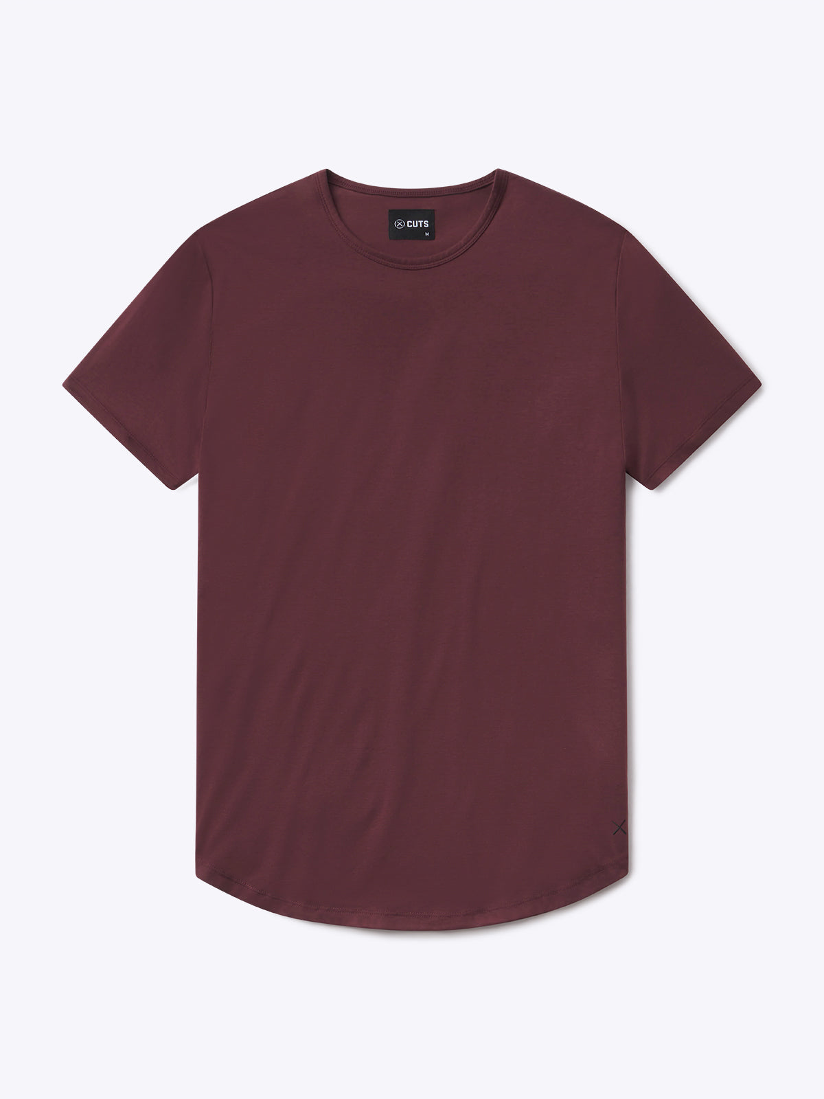 Mens | AO Curve-Hem Tee | Signature-Fit PYCA Pro | Currant