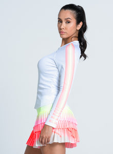 Sunset Spin Long Sleeve | White