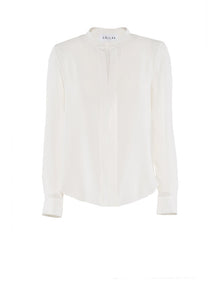Olympia Silk Blouse | Ivory
