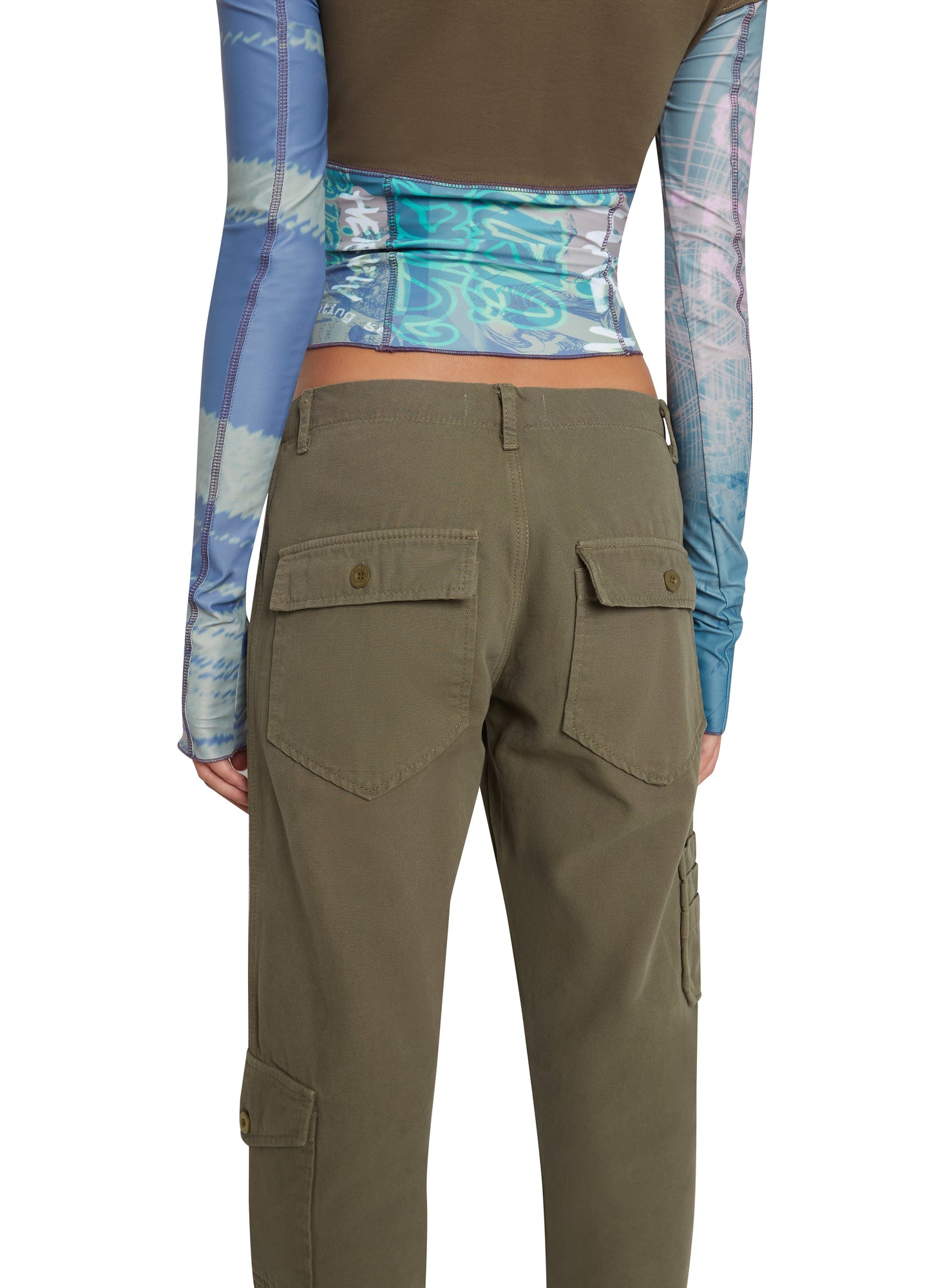 Womens | Tactical Cargo Pants | Army Green