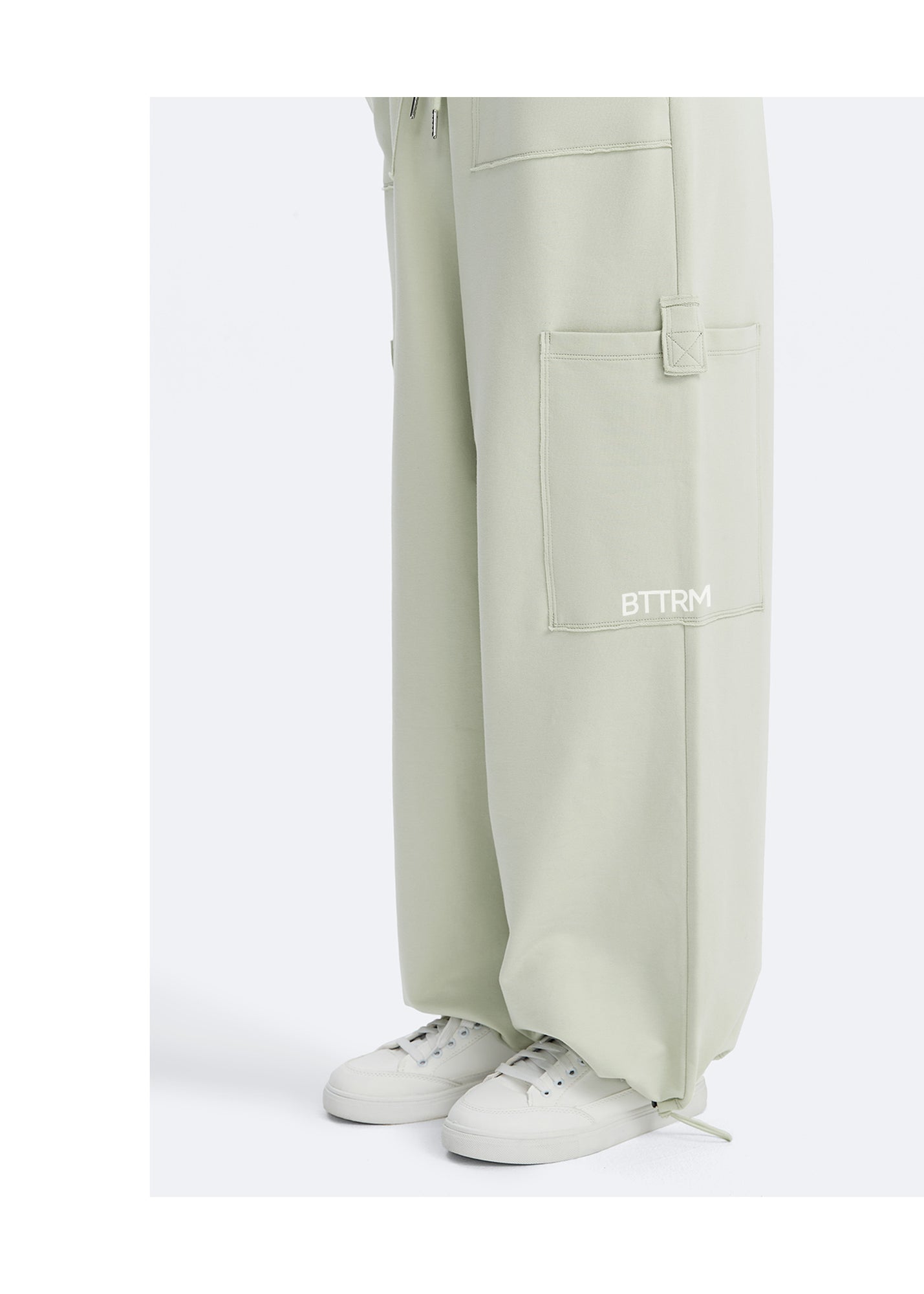 Casual Drawstring Waist Sweatpants | Fresh Mint Green