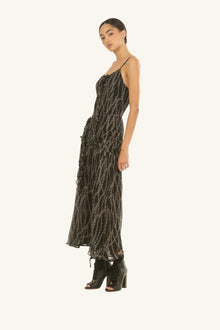Mira Maxi Dress | Black Chain