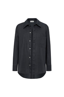 Boyfriend Button Down Shirt | Charcoal