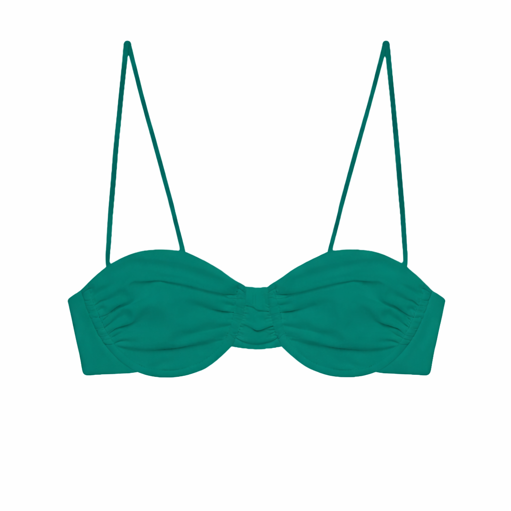 Mia Top | Aqua Sheen