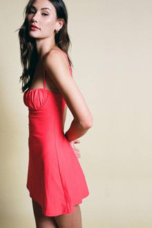 Petal Short Slip Dress | Cherry