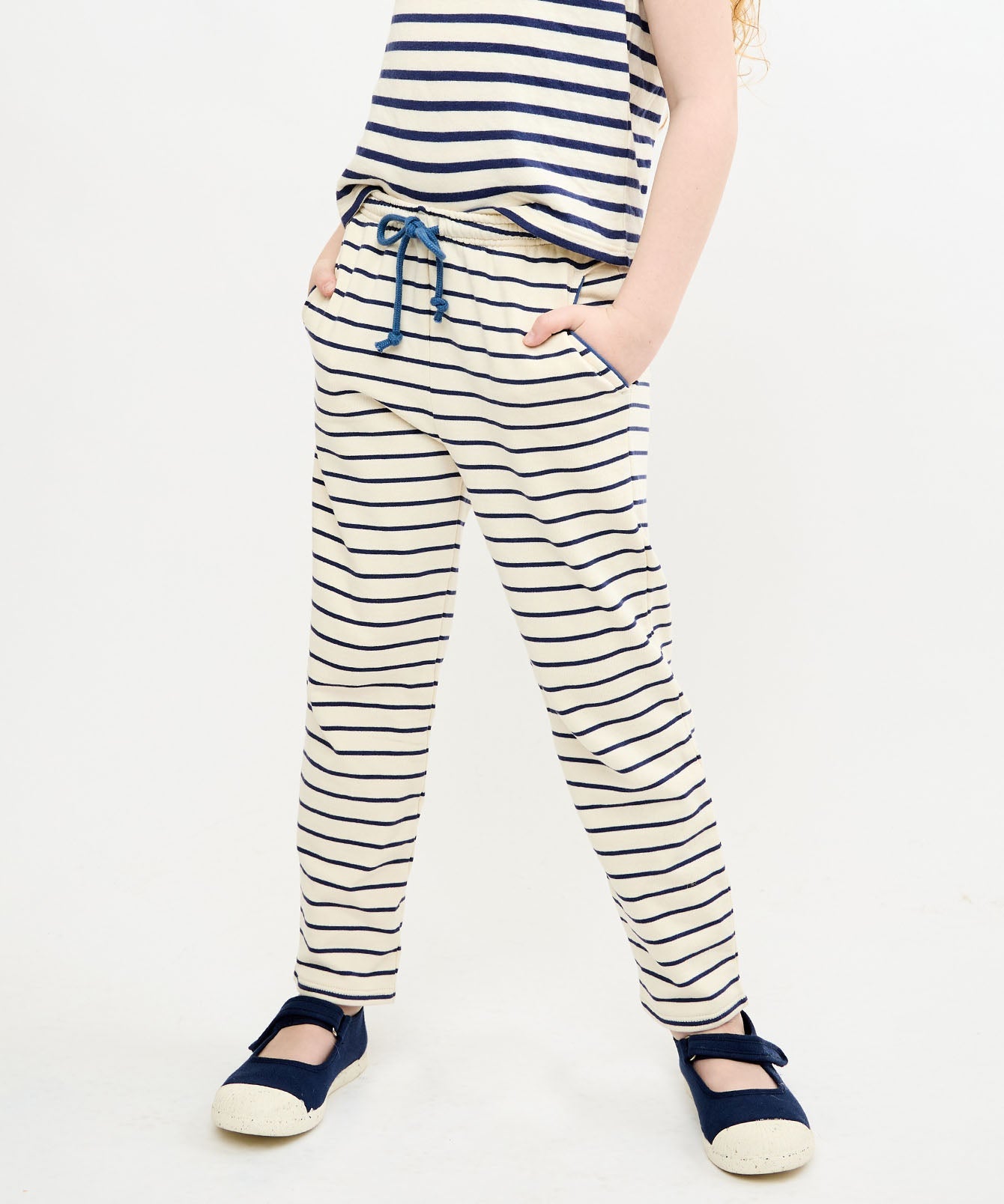 Kids Unisex | Chris Jogger | Navy/White