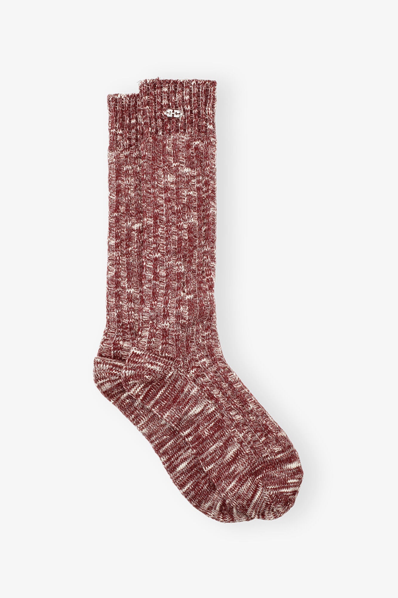 Chunky Cotton Socks | Dark Burgundy