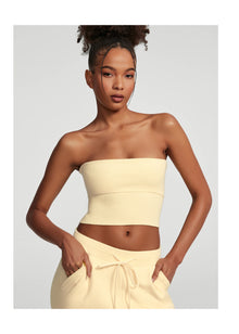 Chunky Knit Crop Top | Lemon Meringue