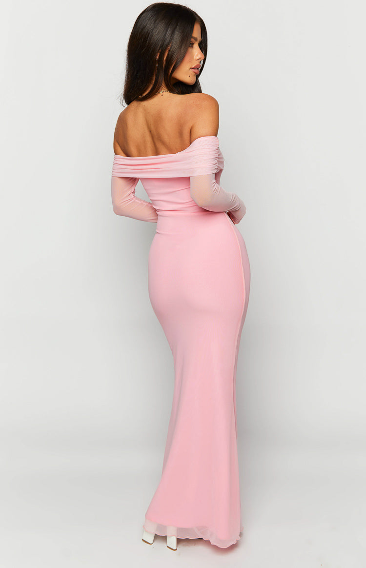 Coraline Long Sleeve Maxi Dress | Pink
