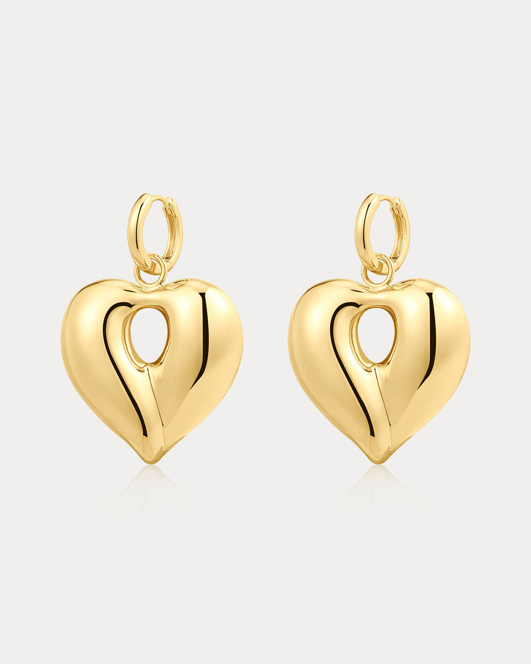 The Corazon Statement Hoops | Gold