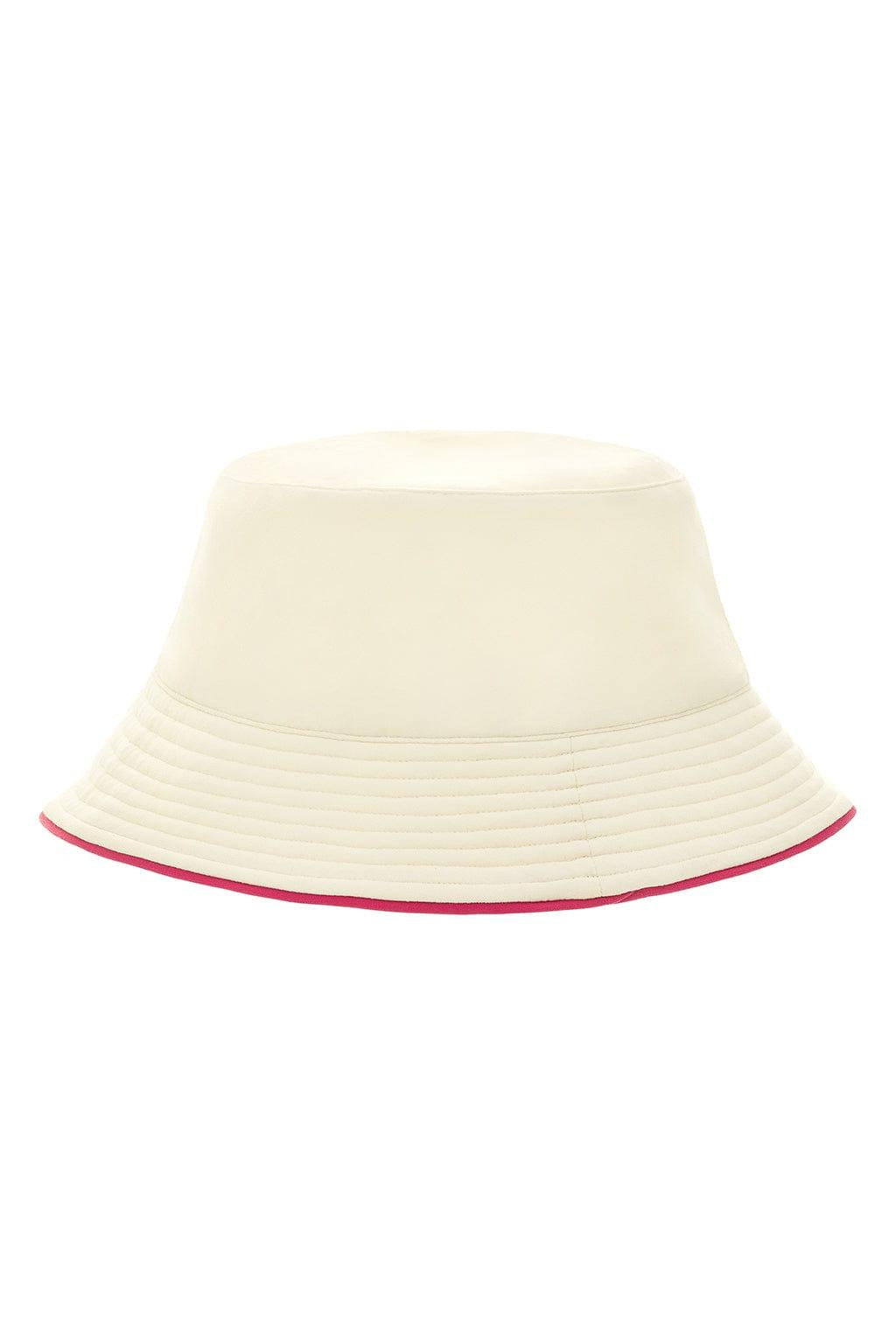Bucket Hat | Cream Raspberry Binded