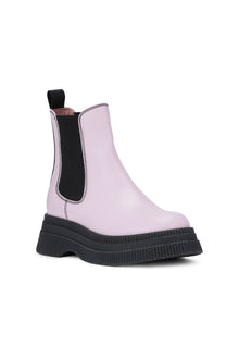 Creepers Chelsea Boots | Pale Lilac