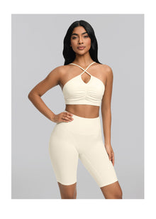 Criss-Cross Bra Top | Creamy Vanilla