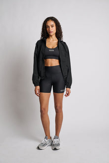 Soul by SoulCycle | Cropped Windbreaker | Black
