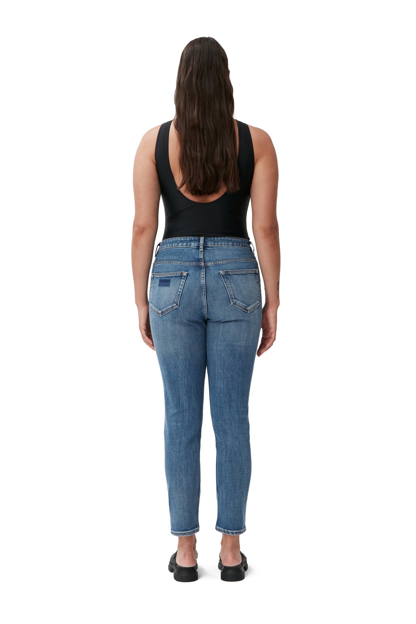 Cropped Jeans | Mid Blue Vintage (V1)