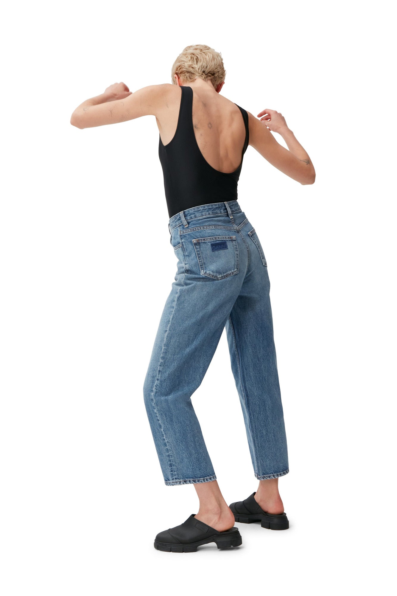 Cropped Jeans | Mid Blue Vintage (V2)