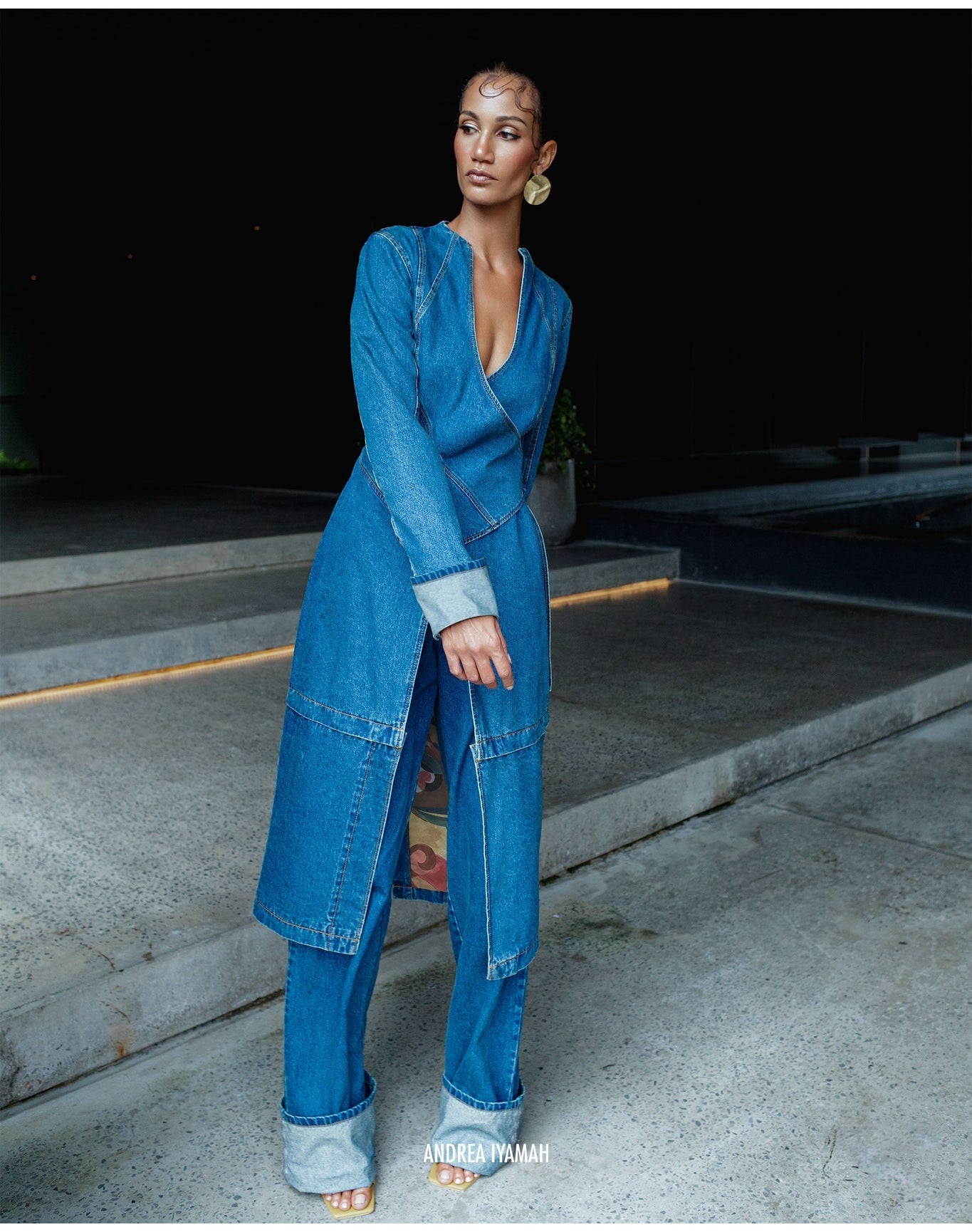 Curva Jacket | Denim