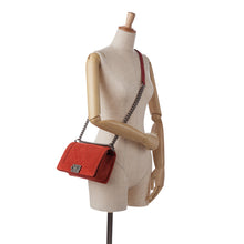 Chanel | Pre-Owned Old Medium Quilted Caviar Boy Flap - I | Red