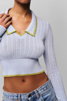 Womens | Charlotte Pullover Knit | Powder Blue
