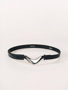Brancusi Belt | Silver & Black