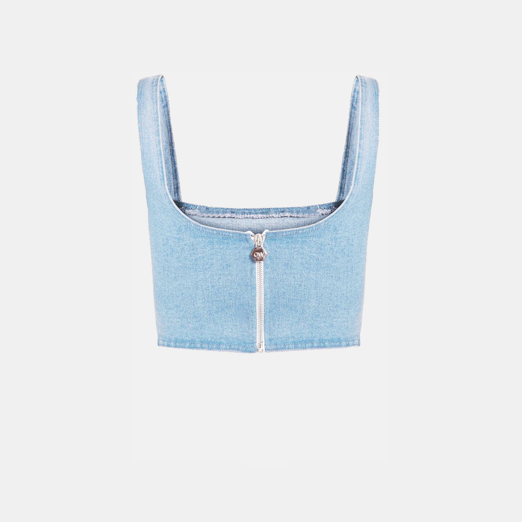 OW Collection DEMI Top Account 019 - Denim Blue