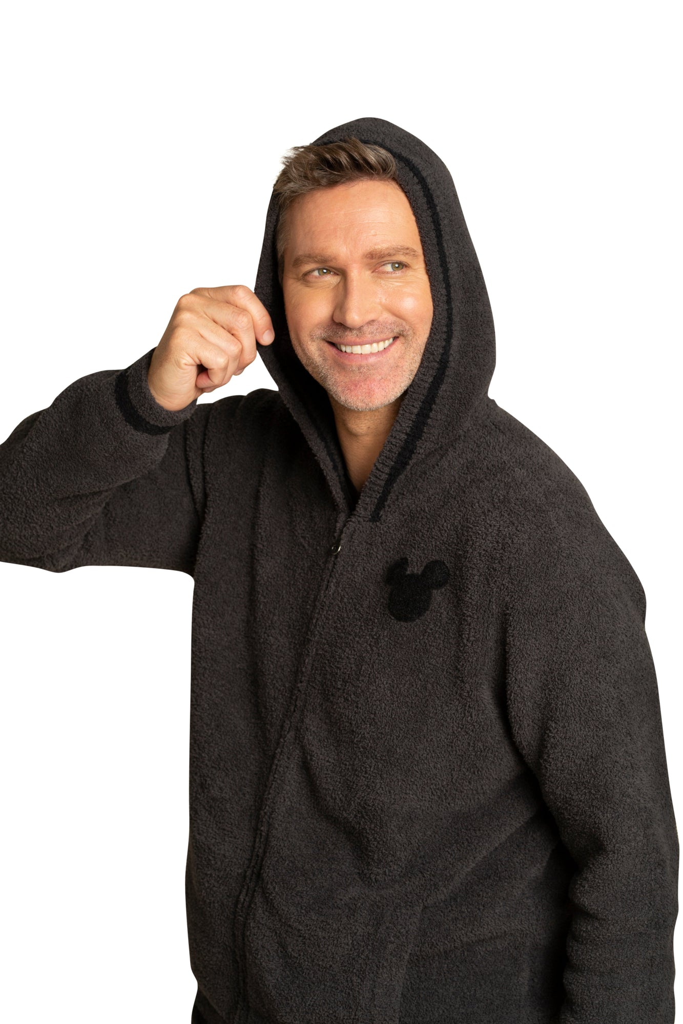 Mens | CozyChic Classic Disney Mickey Hoodie | Carbon