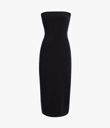 Another Tomorrow Doppio Structured Dress in Black – Wool Women's Dress