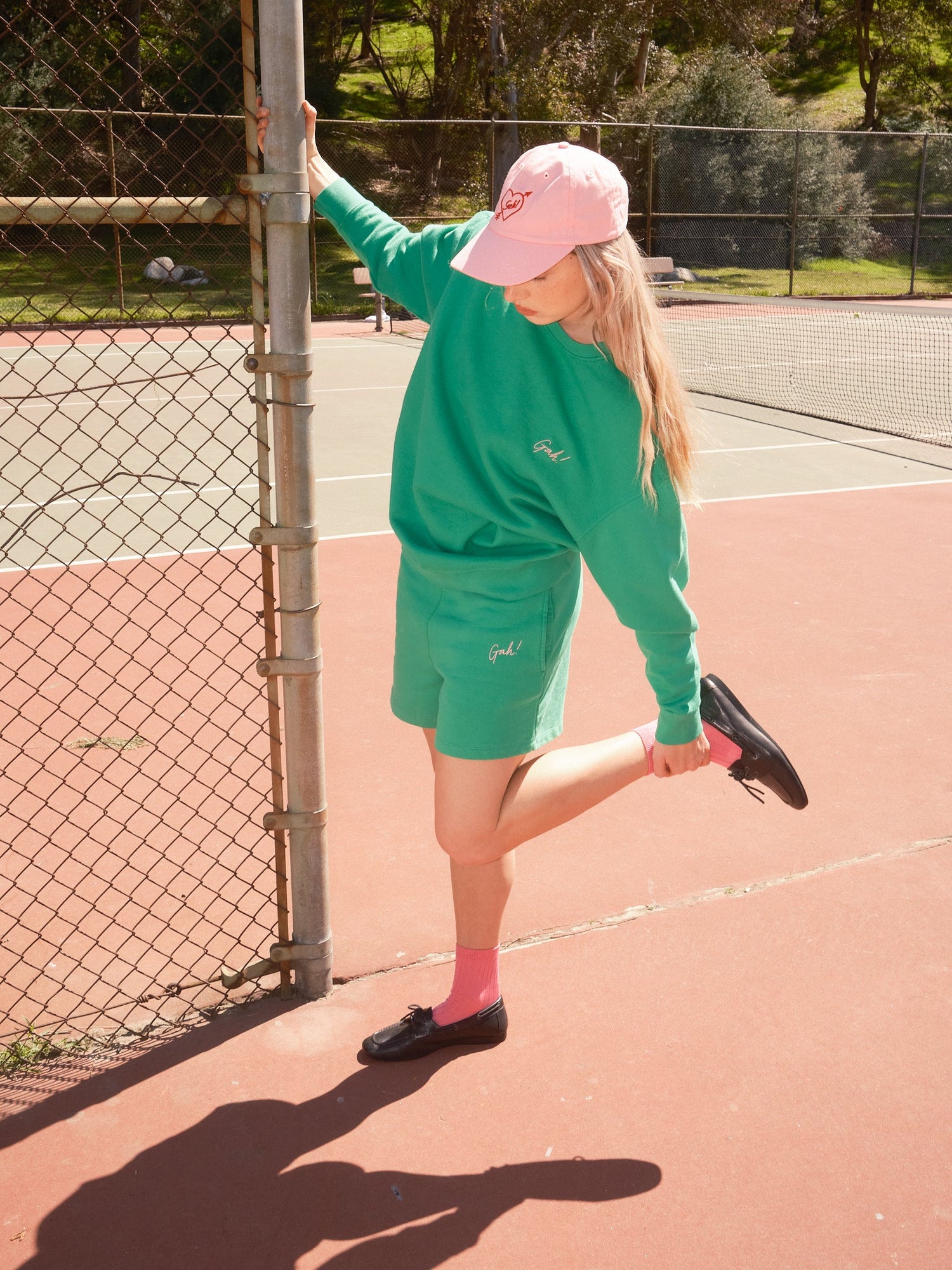Organic Fleece Short | Basil