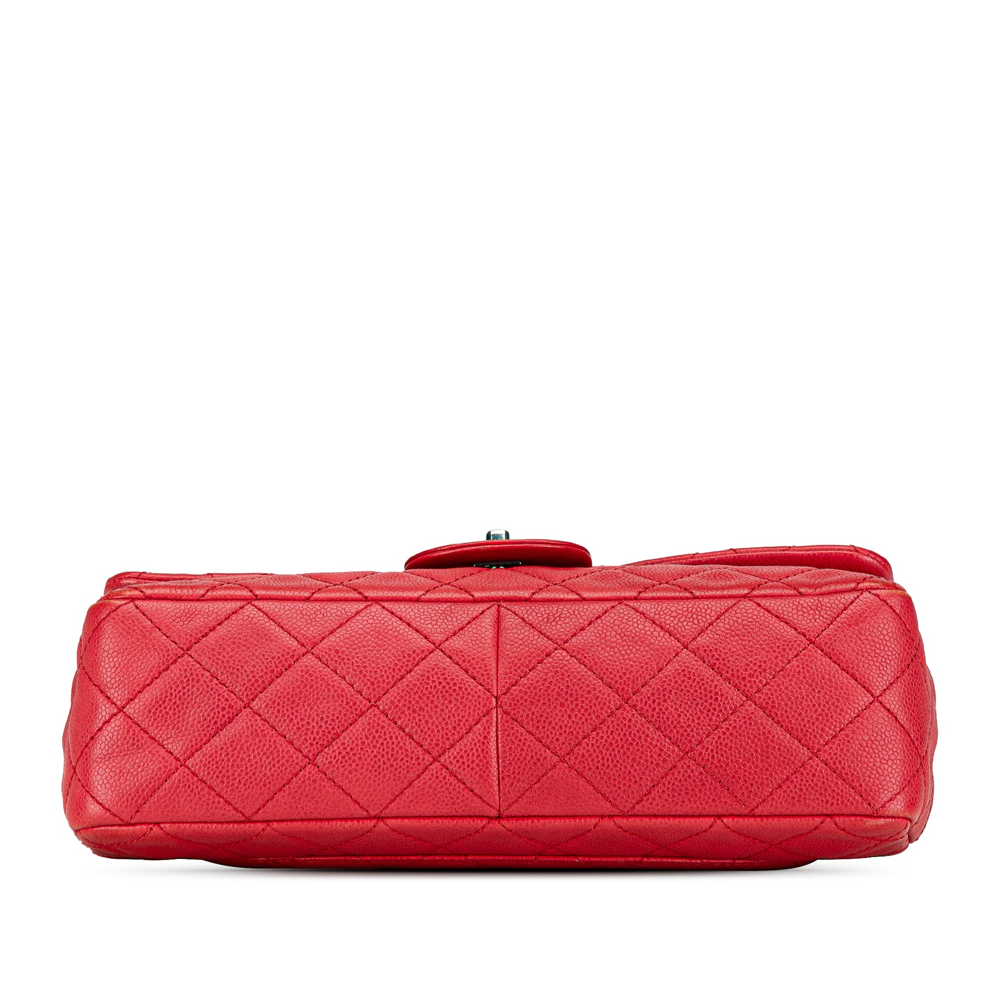 Chanel | Pre-Owned Jumbo Classic Caviar Single Flap | Red