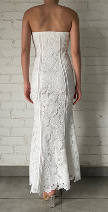 Rain Long Dress | White