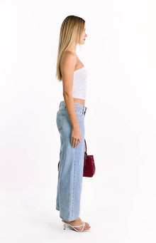 Dakota Strapless Top | White