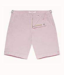 Dane Cotton Twill Longest-Length Cotton Twill Shorts | Conch Pink