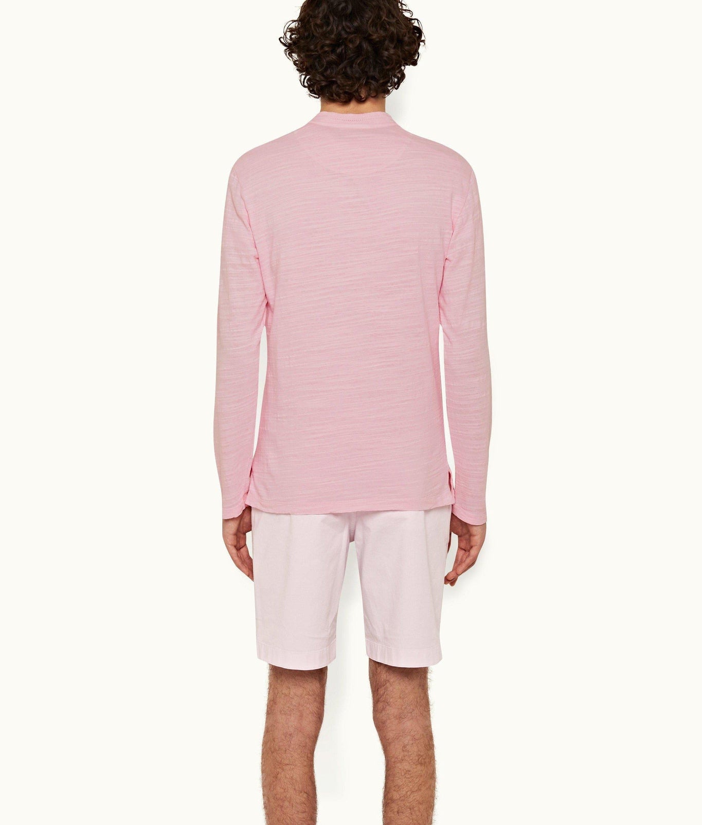 Dane Cotton Twill Longest-Length Cotton Twill Shorts | Conch Pink