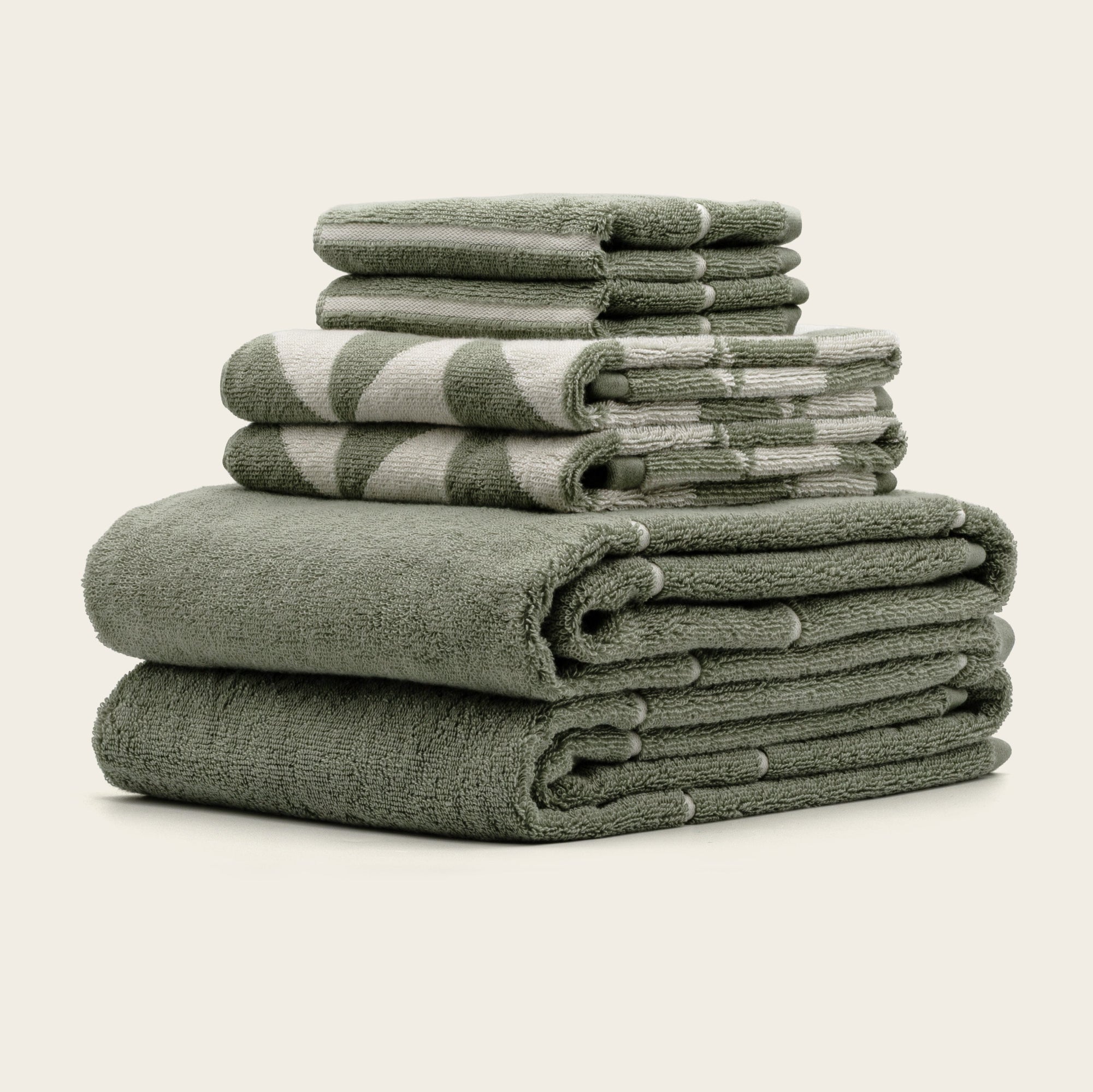 Umbra Australian Cotton Towels | Sage/Ecru