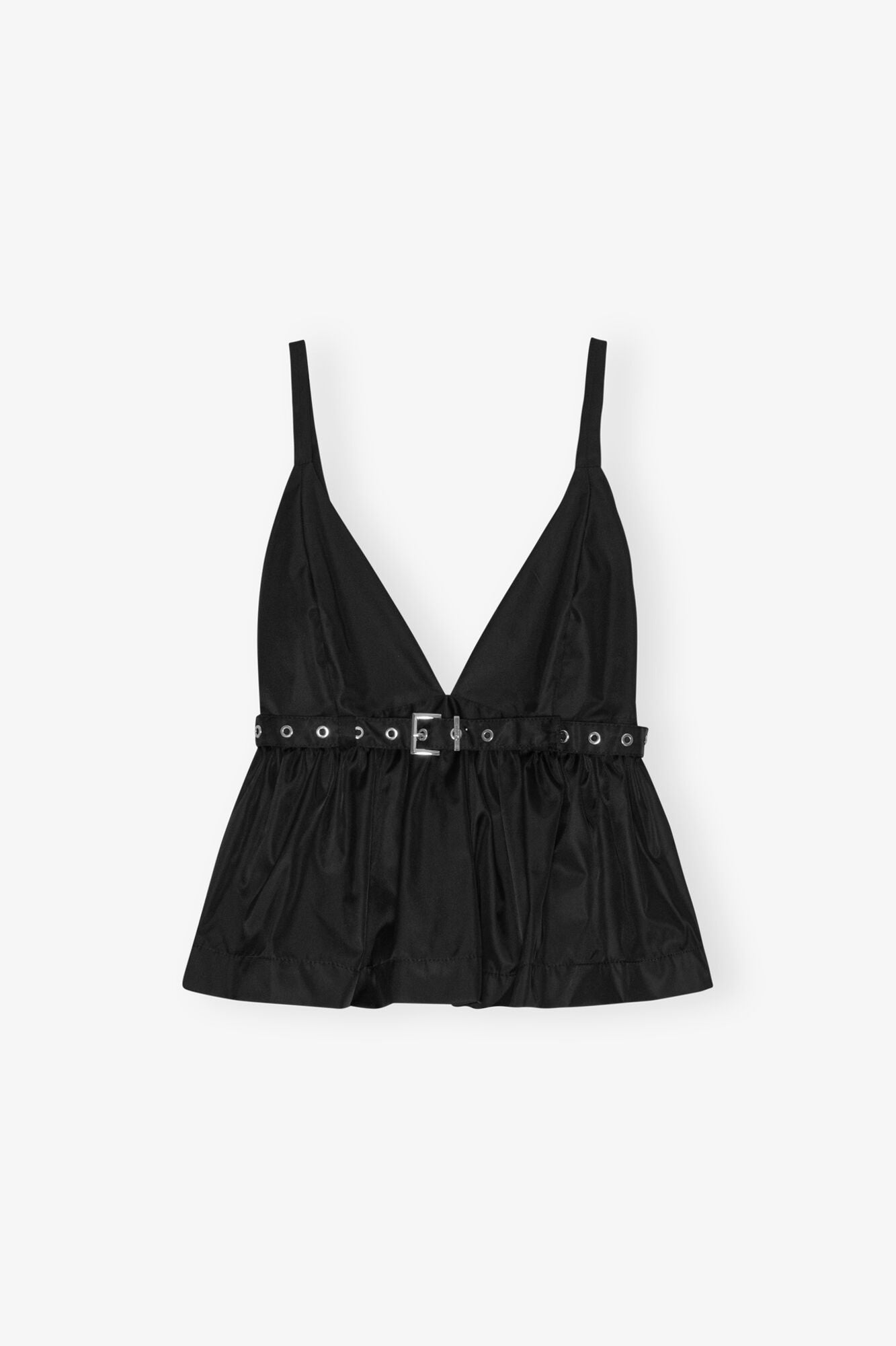 Duchesse Nylon Strap Top | Black (V1)