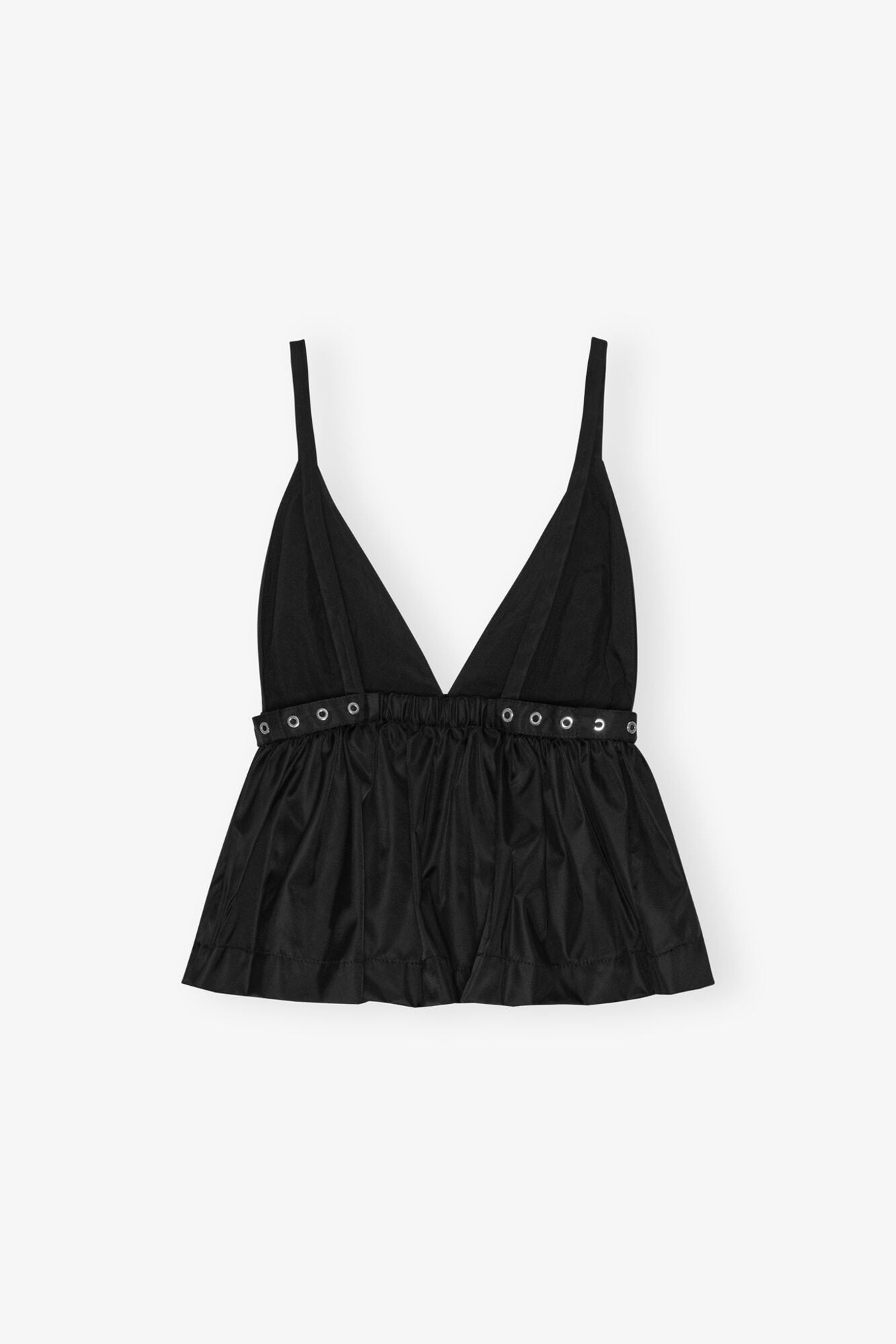 Duchesse Nylon Strap Top | Black (V1)