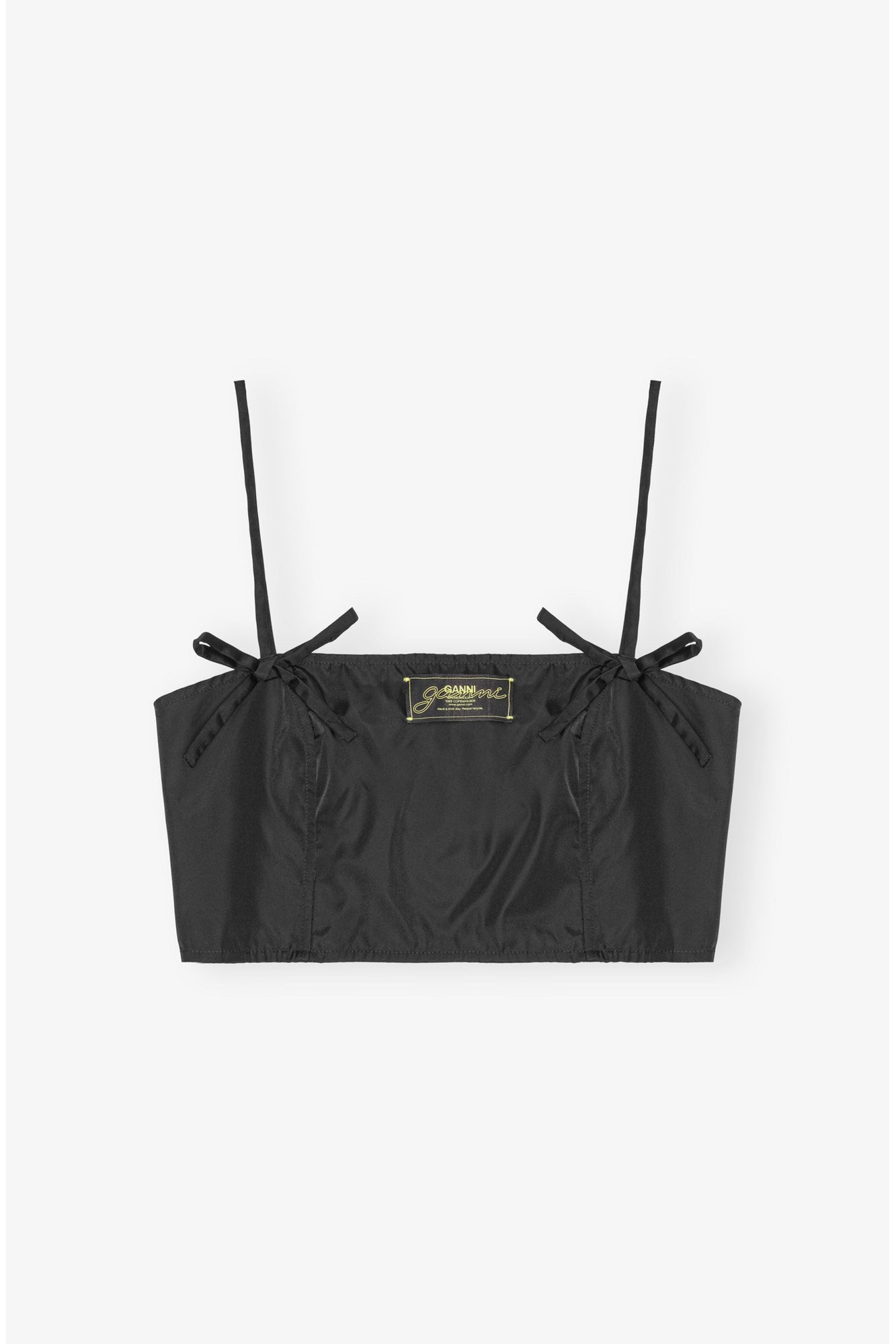 Duchesse Nylon Strap Top | Black (V2)