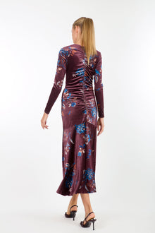 Dusk Dress | Burgundy Floral