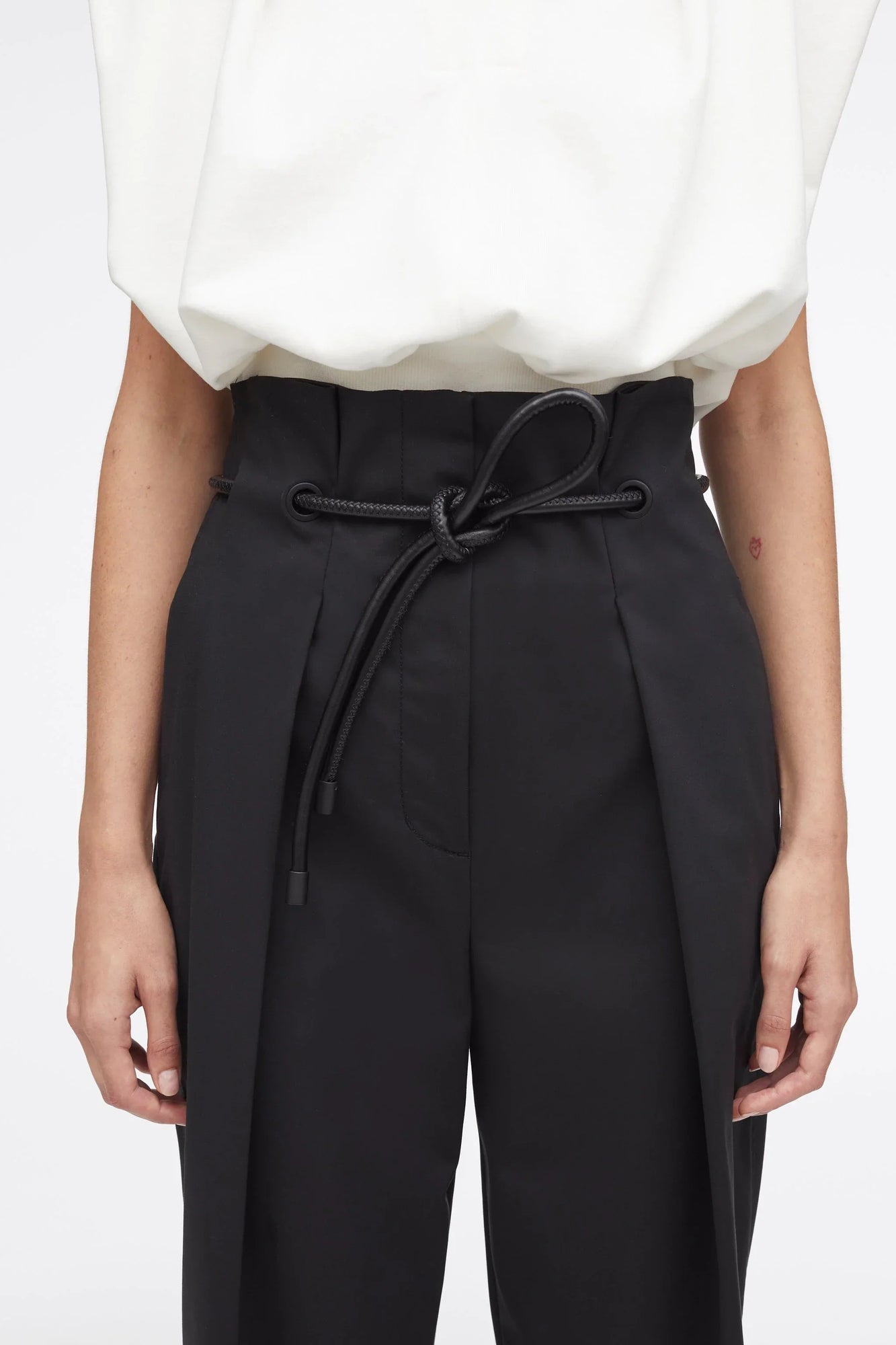 Origami Pleated Pant | Black