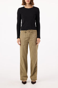 AMO Denim | Easy Army Slouch in Thyme