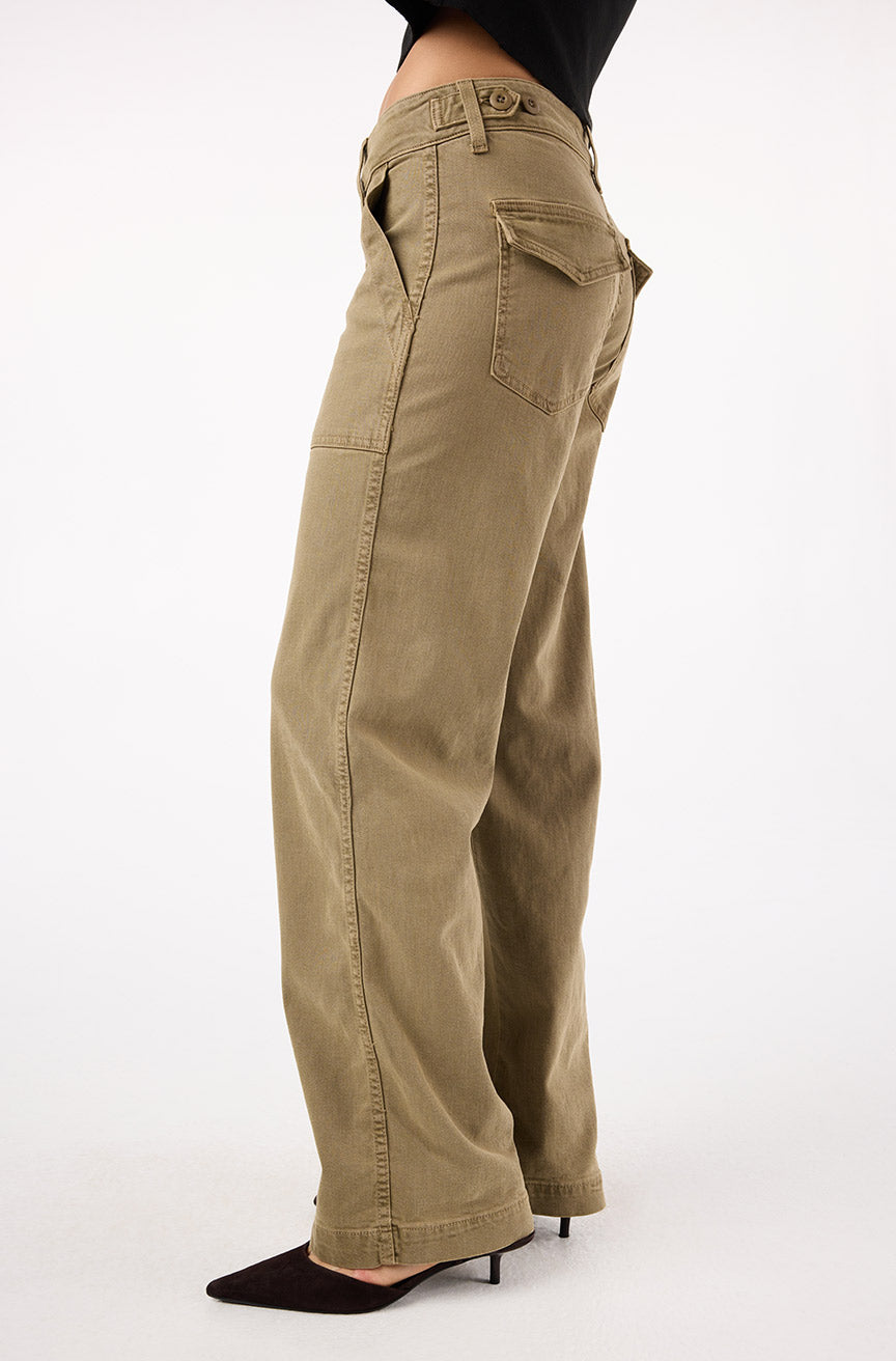 Easy Army Slouch Pant | Thyme