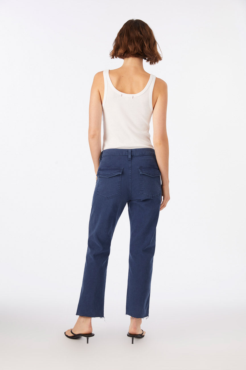 AMO Denim Easy Army Trouser in Neptune
