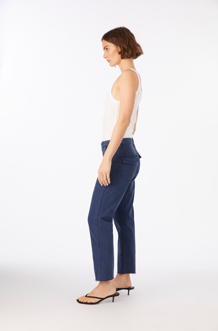 AMO Denim Easy Army Trouser in Neptune