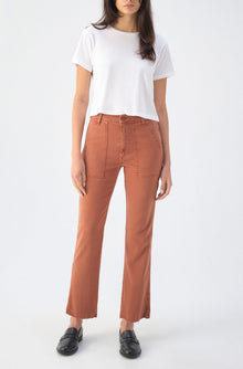 AMO Denim | Easy Army Trouser in Terracotta