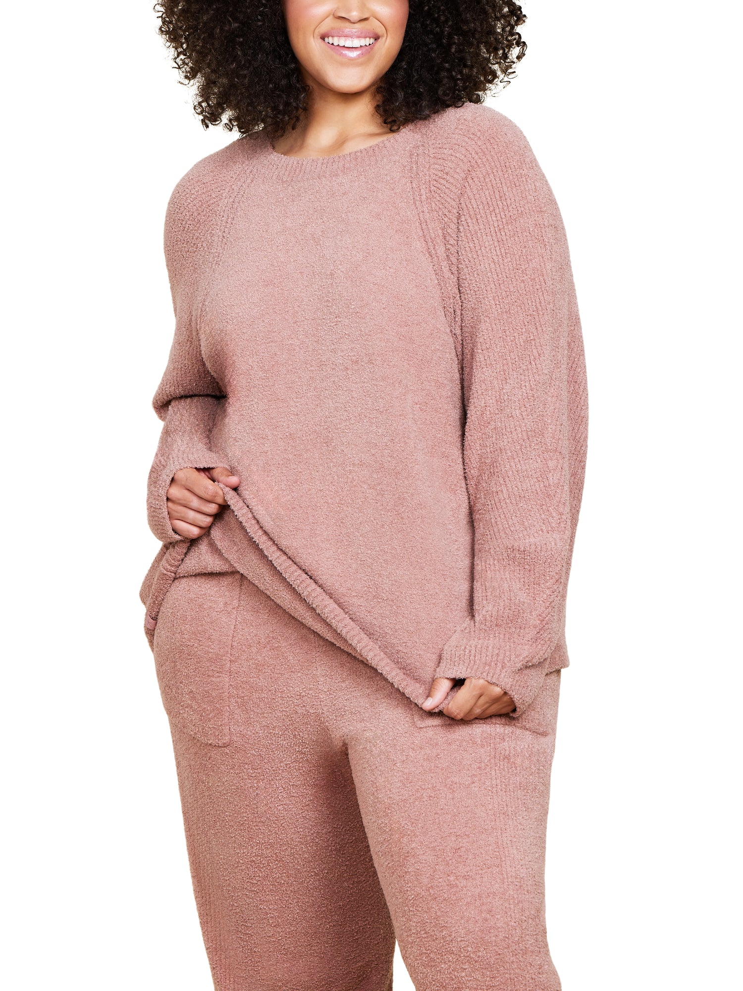 Womens | CozyChic Lite Rib Blocked Pant | Terra