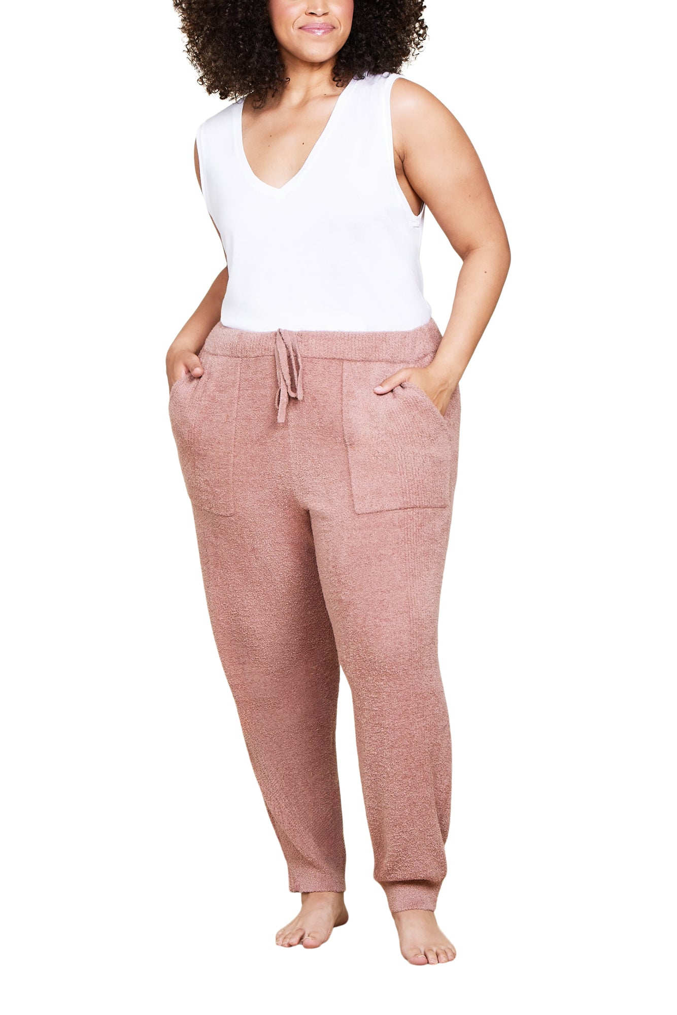 Womens | CozyChic Lite Rib Blocked Pant | Terra