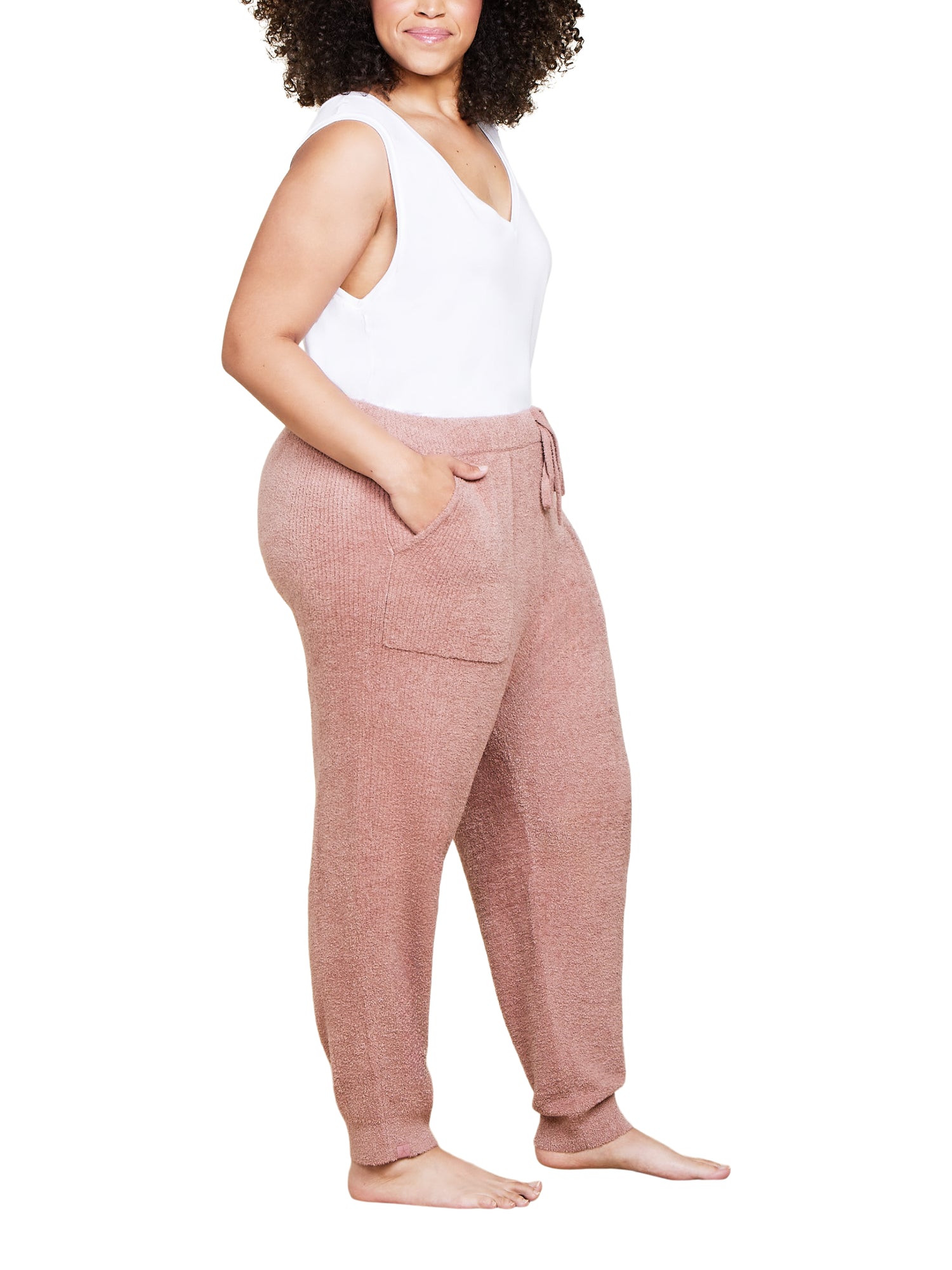 Womens | CozyChic Lite Rib Blocked Pant | Terra