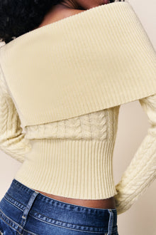 Womens | Luretta Sweater | Buttercream