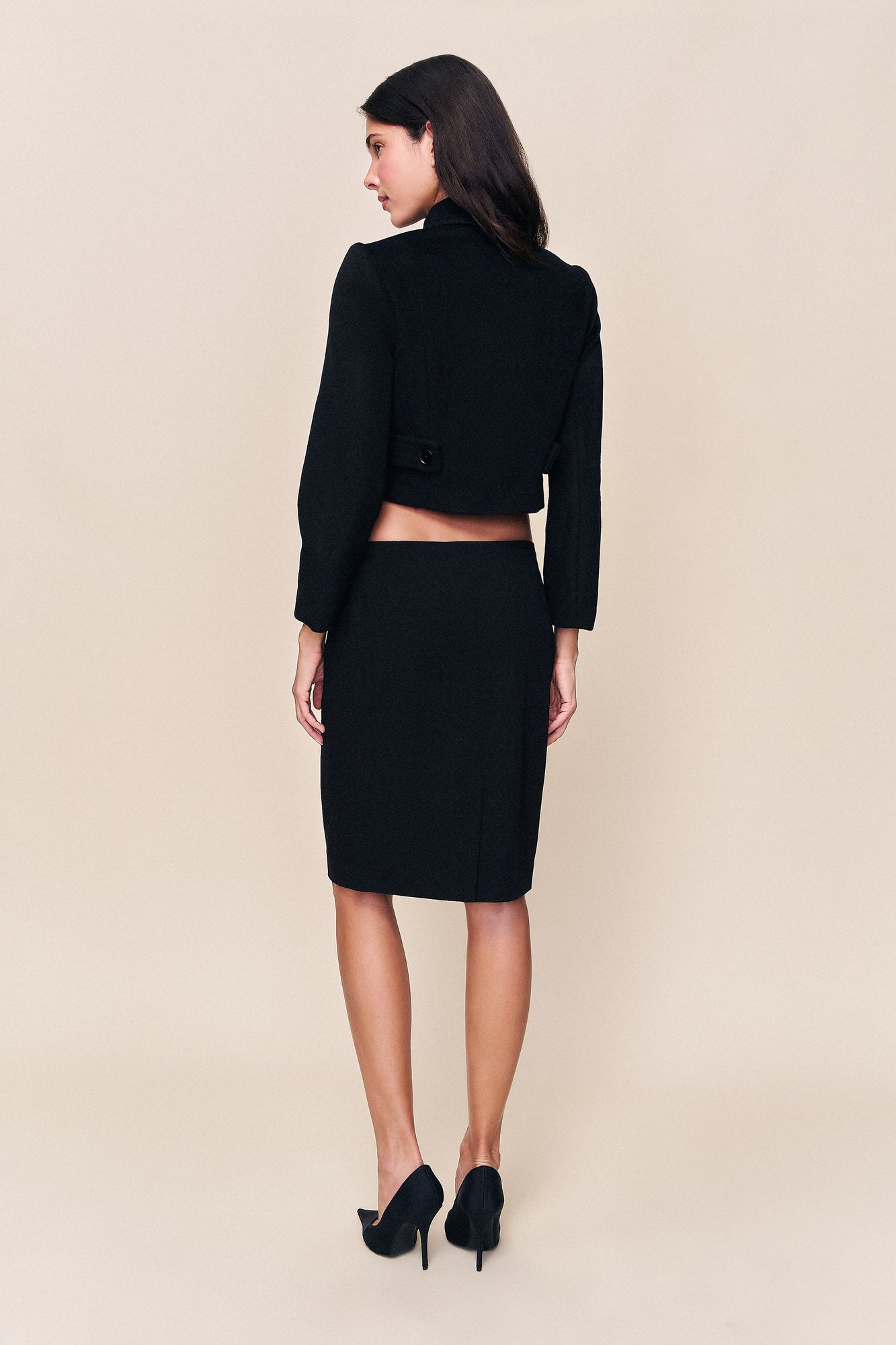 Womens | Lillian Pencil Skirt | Black