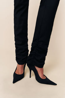 Womens | Cora Ruched Hem Pant | Black